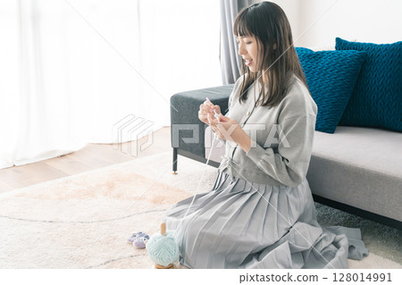 孕婦手工編織嬰兒鞋 128014991
