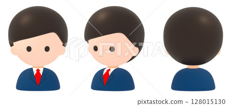 上身西裝男圖標 128015130