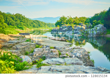 Chichibu Nagatoro Valley Summer scenery Chichibu Nagatoro Valley Summer scenery 128015134