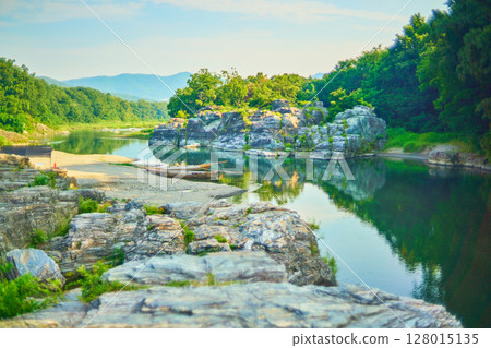 Chichibu Nagatoro Valley Summer scenery Chichibu Nagatoro Valley Summer scenery 128015135