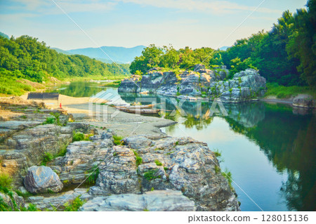 Chichibu Nagatoro Valley Summer scenery 128015136