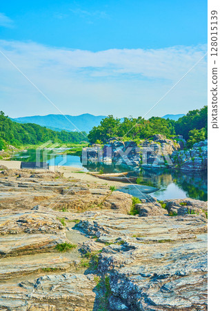 秩父長瀞溪谷夏日風景 128015139