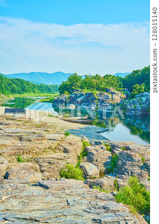 秩父長瀞溪谷夏日風景 秩父長瀞溪谷夏日風景 128015140