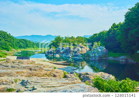 秩父長瀞溪谷夏日風景 128015141