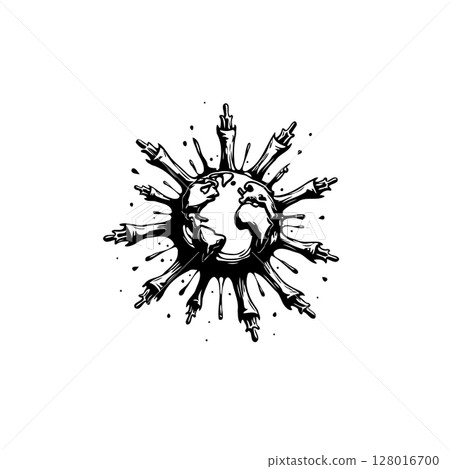 Global Contamination: A Symbolic Representation of Worldwide Pollution and Destruction 128016700