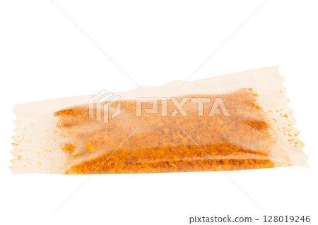 Instant noodle seasoning clean on white background Instant noodle seasoning clean on white background 128019246