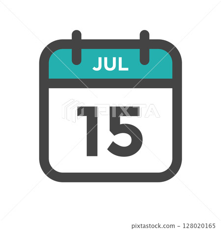 July 15 Calendar Day or Calender Date for Deadlines or Appointment July 15 Calendar Day or Calender Date for Deadlines or Appointment 128020165