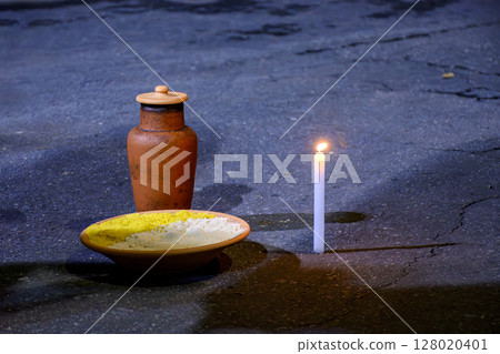 Offering to Exu on street 128020401