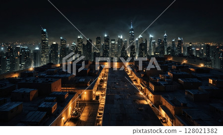 大城市夜景 128021382