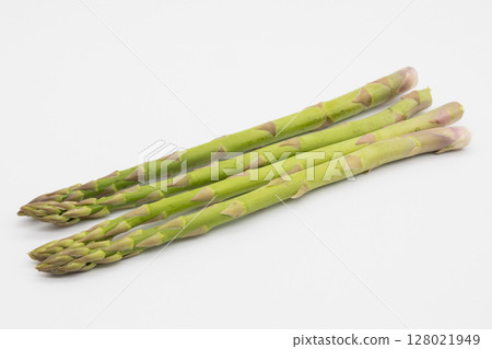 在白色背景的蘆筍 在白色背景的蘆筍 128021949