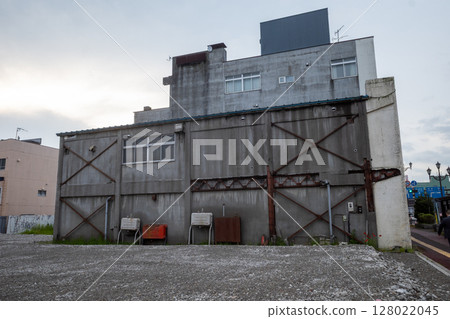 An old and very beautiful building in Kushiro, Hokkaido, Japan 128022045