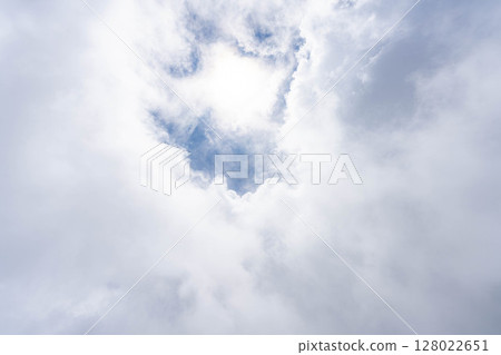 [夏季材料]夏日天空圖像[長野縣] 128022651