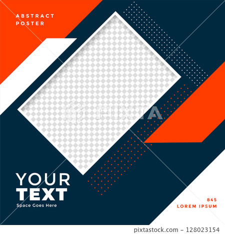 modern and abstract web frame ads background with image space 128023154