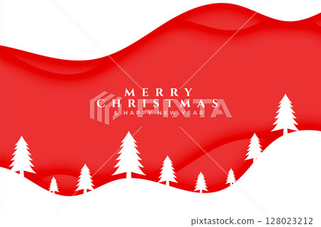 merry christmas winter season background with xmas tree decoration merry christmas winter season background with xmas tree decoration 128023212