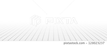abstract 3d infinity grid lines layout template design 128023237