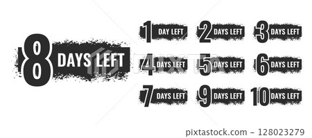 number of days left countdown template time is running out 128023279
