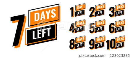 flat limited days left timer template for special business deal flat limited days left timer template for special business deal 128023285