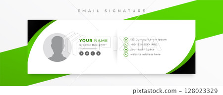 business email sign card template in horizontal layout design business email sign card template in horizontal layout design 128023329