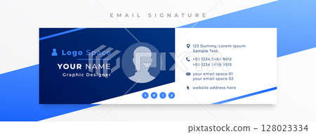 stylish email signature card template design for business promo stylish email signature card template design for business promo 128023334
