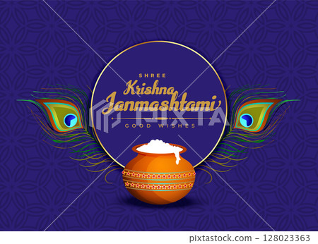 shree krishna janmashtami festival card for social media post shree krishna janmashtami festival card for social media post 128023363