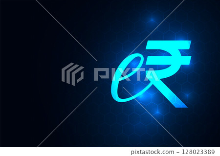 glowing virtual currency erupi symbol background for contactless transaction glowing virtual currency erupi symbol background for contactless transaction 128023389