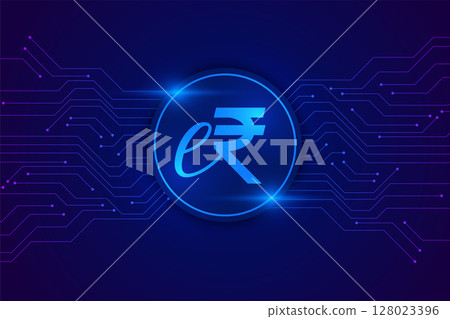 digital money erupi sign circuit background design digital money erupi sign circuit background design 128023396