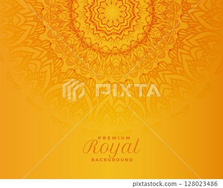 decorative mandala pattern floral background for wedding card design decorative mandala pattern floral background for wedding card design 128023486