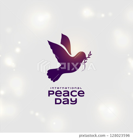 international peace day poster a symbol of peace and love 128023596