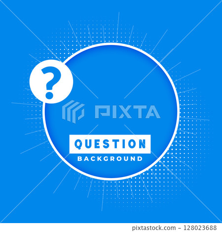 creative question mark symbol blue background for guidance or support creative question mark symbol blue background for guidance or support 128023688