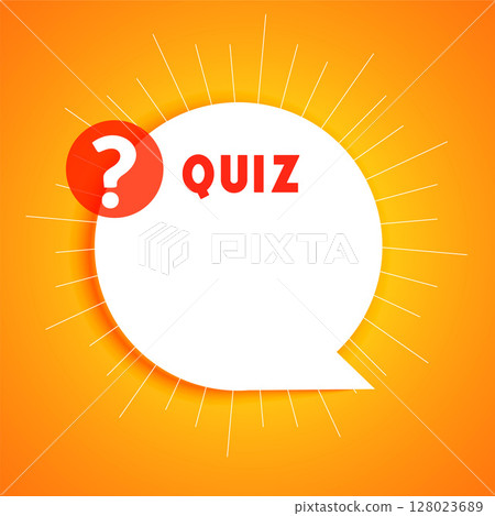 FAQ query sign background with empty chat box design 128023689
