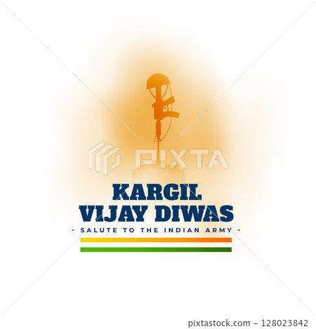 26th july kargil victory day background with a war memorial theme 26th july kargil victory day background with a war memorial theme 128023842