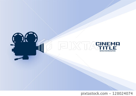 film production camera cinema title background 128024074