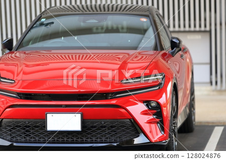 Red domestic sports car 128024876