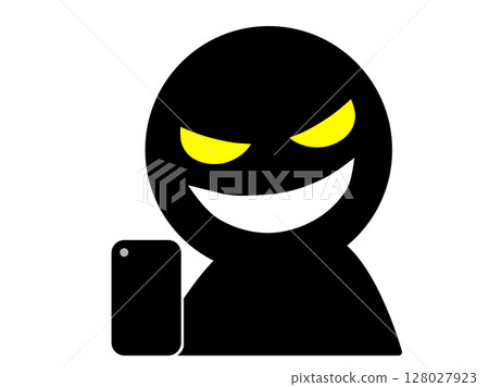 拍照的人的可怕臉圖標 拍照的人的可怕臉圖標 128027923