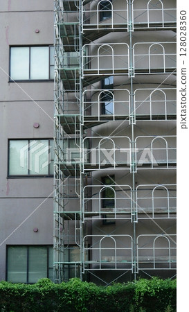 Building restoration work Building restoration work 128028360