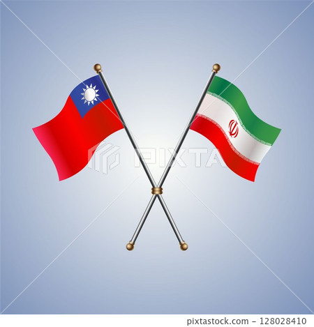 Taiwan and Iran flag relations 128028410