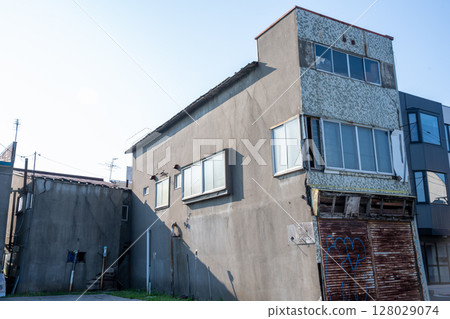 An ancient and very beautiful building in eastern Hokkaido, Japan 128029074