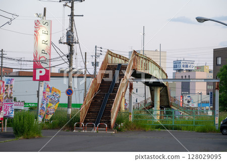 日本北海道東部一座古老而美麗的建築 128029095