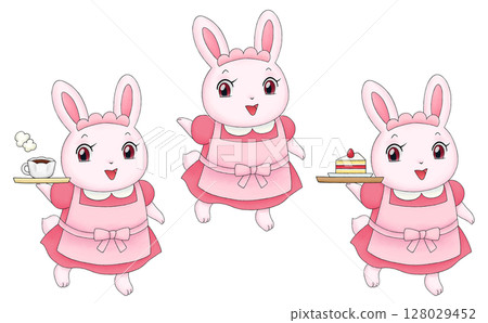 兔子咖啡館店員插圖集 128029452