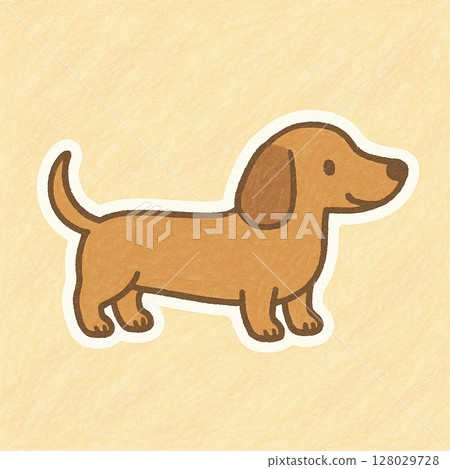 可愛的小狗插畫 可愛的小狗插畫 128029728
