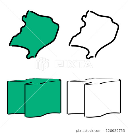 Handwritten_Azerbaijan_Ismayur_Vector_Set_01 128029733