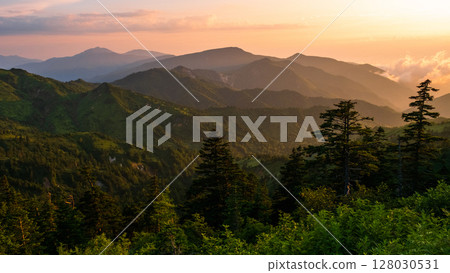 Shiga-Kusatsu Road, evening view Shiga-Kusatsu Road, evening view 128030531