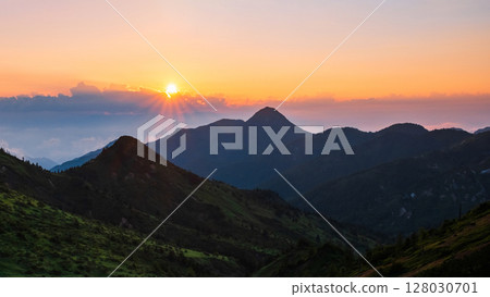 Shiga-Kusatsu Road, evening view Shiga-Kusatsu Road, evening view 128030701