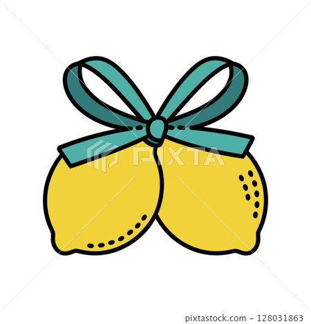 lemon, fruit, vector 128031863