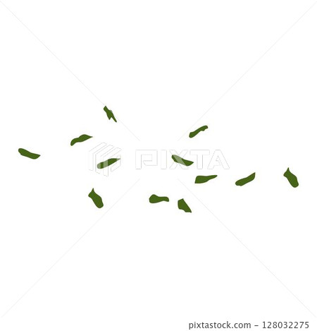 Dried Parsley slice Seasoning illustration Dried Parsley slice Seasoning illustration 128032275