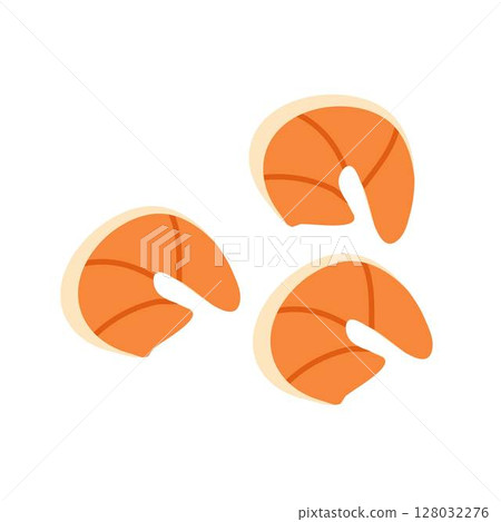 fresh Garlic shrimp dish illustration fresh Garlic shrimp dish illustration 128032276