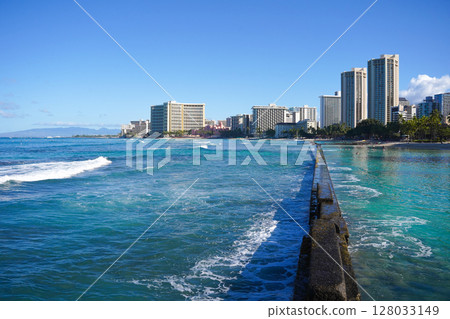 Hawaii: Beautiful ocean and Waikiki hotels Hawaii: Beautiful ocean and Waikiki hotels 128033149