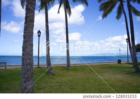 夏威夷卡皮歐拉尼海灘公園 128033233