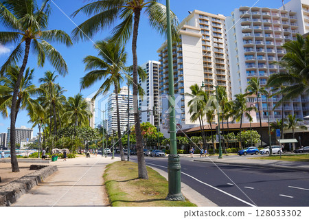 夏威夷威基基大街 夏威夷威基基大街 128033302