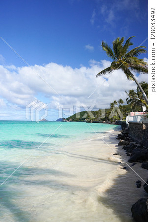 夏威夷Lanikai海灘 夏威夷Lanikai海灘 128033492